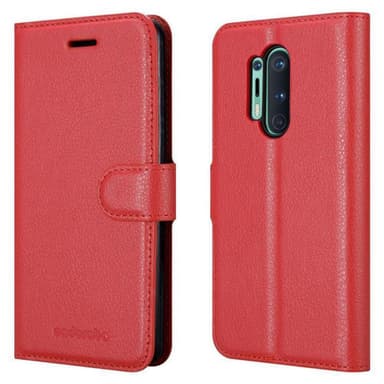 OnePlus 8 PRO Deksel Etui Case (rød)