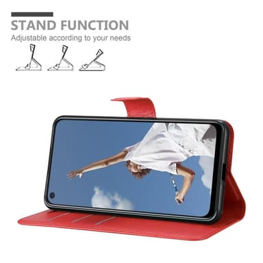 Oppo A52 Deksel Etui Case (rød)