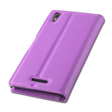 Sony Xperia T3 Deksel Etui Case (lilla)