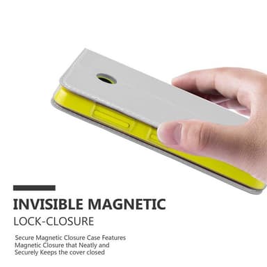 Nokia Lumia 630 / 635 lommebokdeksel etui (sølv)