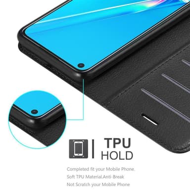 Oppo A92 Deksel Etui Case (svart)