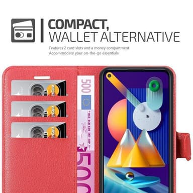 Samsung Galaxy A11 / M11 Deksel Etui Case (rød)