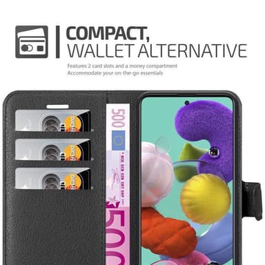 Samsung Galaxy A51 5G Deksel Etui Case (svart)