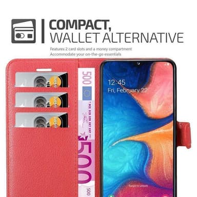 Samsung Galaxy A10e / A20e Deksel Etui Case (rød)