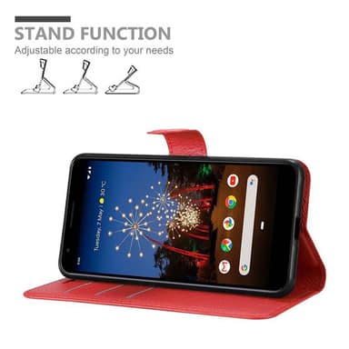 Google PIXEL 3A Deksel Etui Case (rød)