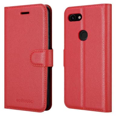 Google PIXEL 3A Deksel Etui Case (rød)