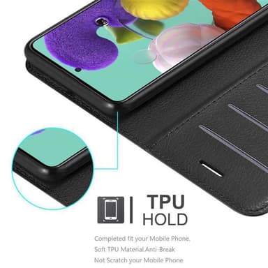 Samsung Galaxy A51 5G Deksel Etui Case (svart)