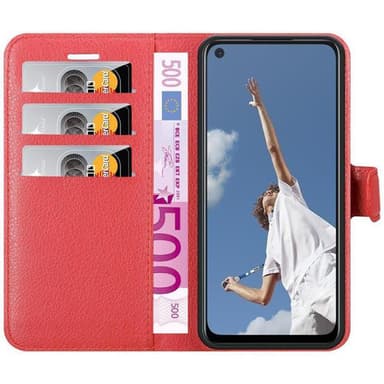 Oppo A52 Deksel Etui Case (rød)