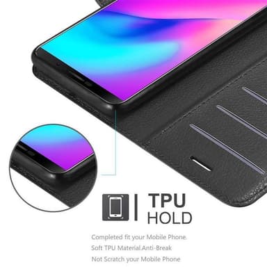 Cubot J3 Deksel Etui Case (svart)