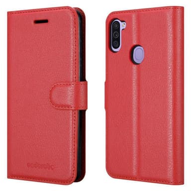 Samsung Galaxy A11 / M11 Deksel Etui Case (rød)