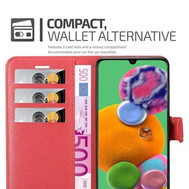 Samsung Galaxy A90 5G Deksel Etui Case (rød)