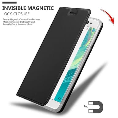 Sony Xperia XA ULTRA lommebokdeksel etui (svart)
