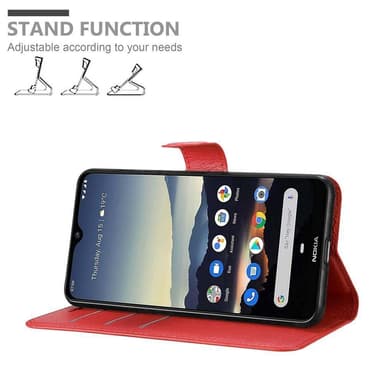 Nokia 7.2 Deksel Etui Case (rød)