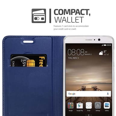 Huawei MATE 9 lommebokdeksel etui (blå)