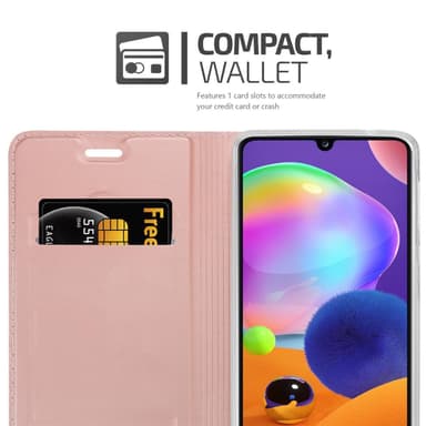 Samsung Galaxy A31 lommebokdeksel etui (rosa)
