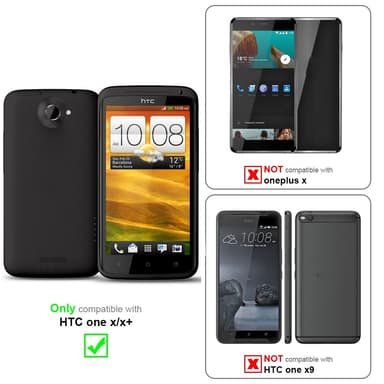 HTC ONE X / X+ Deksel Etui Case (blå)