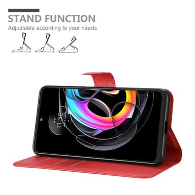 Motorola EDGE 20 LITE / FUSION Deksel Etui Case (rød)