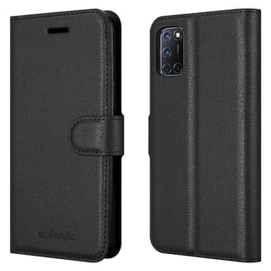 Oppo A92 Deksel Etui Case (svart)