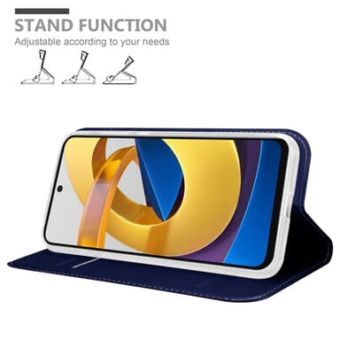 Xiaomi POCO M4 PRO 5G lommebokdeksel etui (blå)