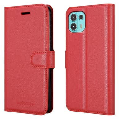 Motorola EDGE 20 LITE / FUSION Deksel Etui Case (rød)