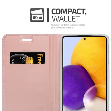 Samsung Galaxy A73 5G lommebokdeksel etui (rosa)