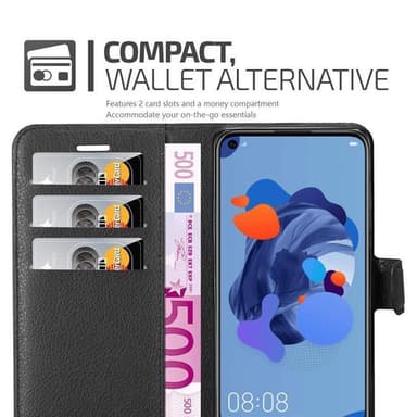 Huawei NOVA 5i / P20 LITE 2019 Deksel Etui Case (svart)