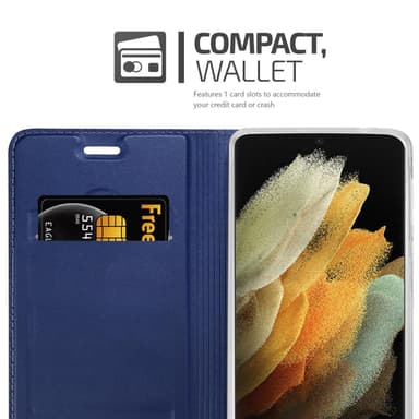 Samsung Galaxy S21 ULTRA lommebokdeksel etui (blå)
