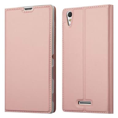 Sony Xperia T3 lommebokdeksel etui (rosa)