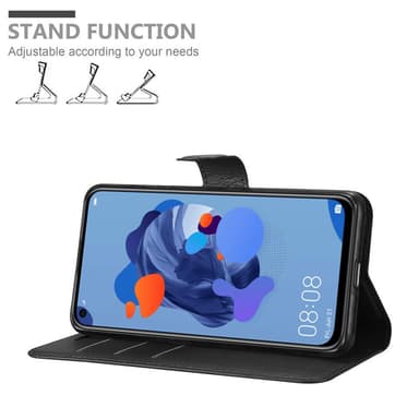 Huawei NOVA 5i / P20 LITE 2019 Deksel Etui Case (svart)