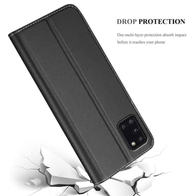 Samsung Galaxy A31 lommebokdeksel etui (svart)