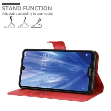 Sharp Aquos R3 Deksel Etui Case (rød)