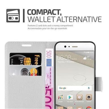 Huawei P10 PLUS Deksel Etui Case (hvit)