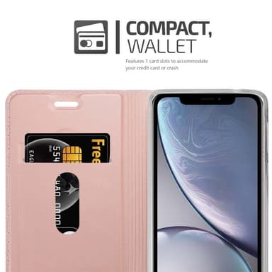 iPhone XR lommebokdeksel etui (rosa)