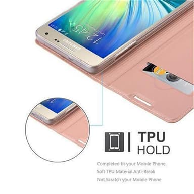 Samsung Galaxy A5 2015 lommebokdeksel etui (rosa)