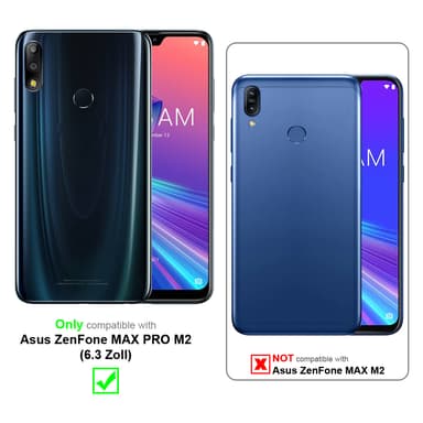 Asus ZenFone MAX PRO M2 (6.3 tomme) Deksel Etui Case