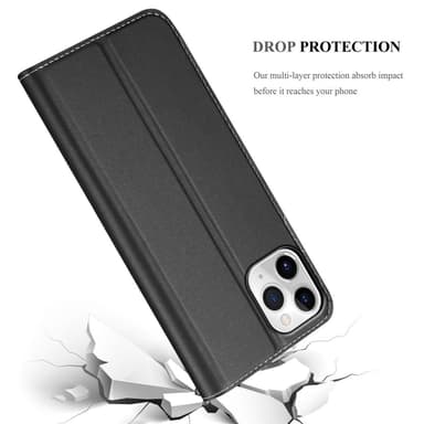 iPhone 11 PRO MAX lommebokdeksel etui (svart)