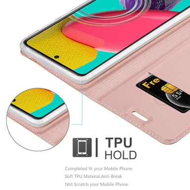 Samsung Galaxy M53 5G lommebokdeksel etui (rosa)