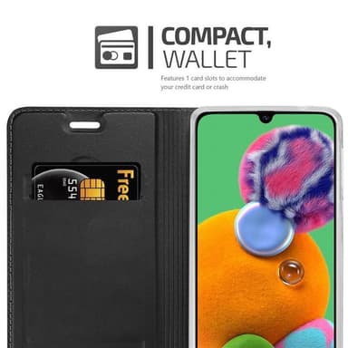 Samsung Galaxy A90 5G lommebokdeksel etui (svart)