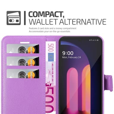 LG V60 ThinQ Deksel Etui Case (lilla)