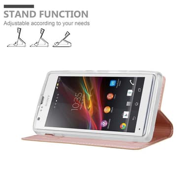 Sony Xperia SP lommebokdeksel etui (rosa)