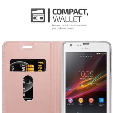Sony Xperia SP lommebokdeksel etui (rosa)