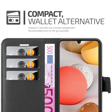 Samsung Galaxy A42 4G Deksel Etui Case (Svart)