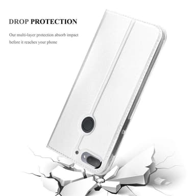 HTC Desire 12 PLUS lommebokdeksel etui (sølv)