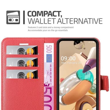 LG K41S Deksel Etui Case (rød)