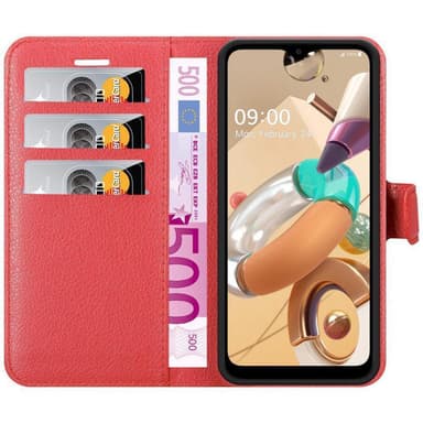 LG K41S Deksel Etui Case (rød)