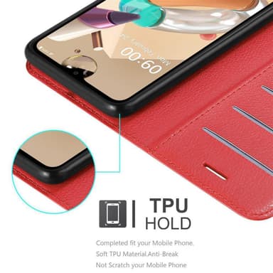 LG K41S Deksel Etui Case (rød)