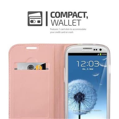 Samsung Galaxy S3 / S3 NEO lommebokdeksel etui (rosa)