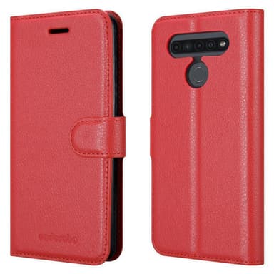 LG K41S Deksel Etui Case (rød)