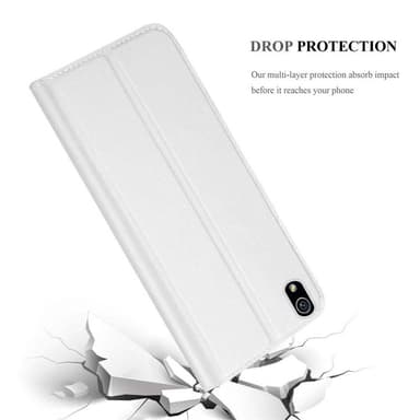Huawei ASCEND P7 lommebokdeksel etui (sølv)