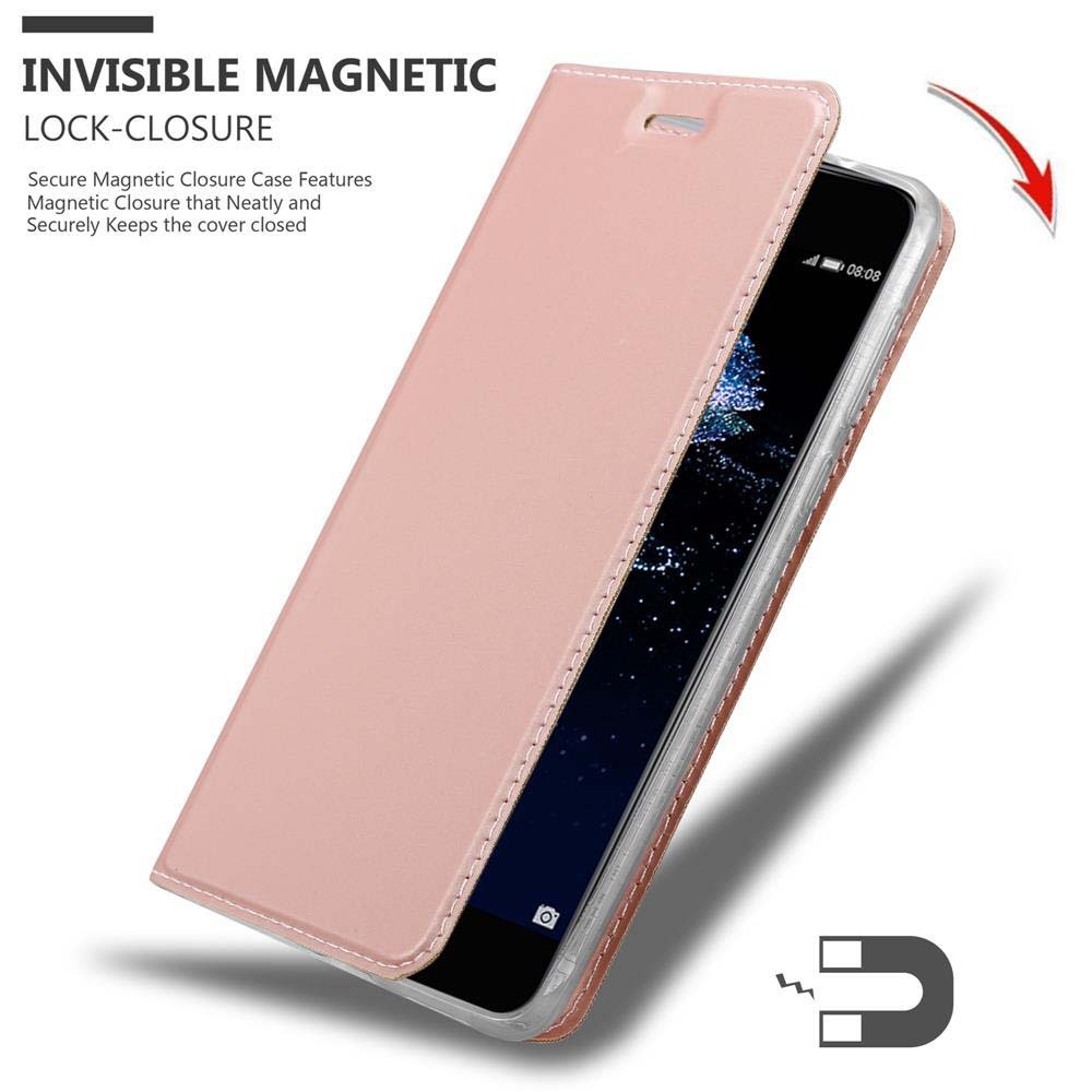 Huawei P10 PLUS lommebokdeksel etui (rosa)